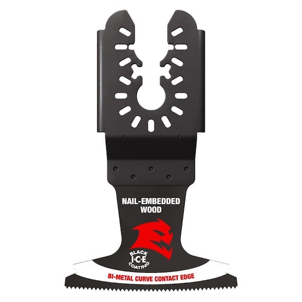 Diablo 2-1/2 in. W Bi-Metal Curve Contact Edge Oscillating Blade Nail-Embedded Wood 10 pk DOU250BW10 - main